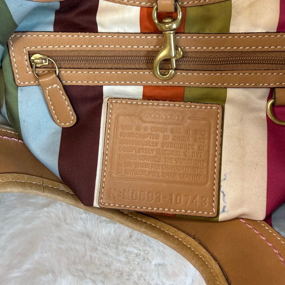 y2k Coach Legacy Tan Ergo Hobo Shoulder Bag - Picture 8 of 9